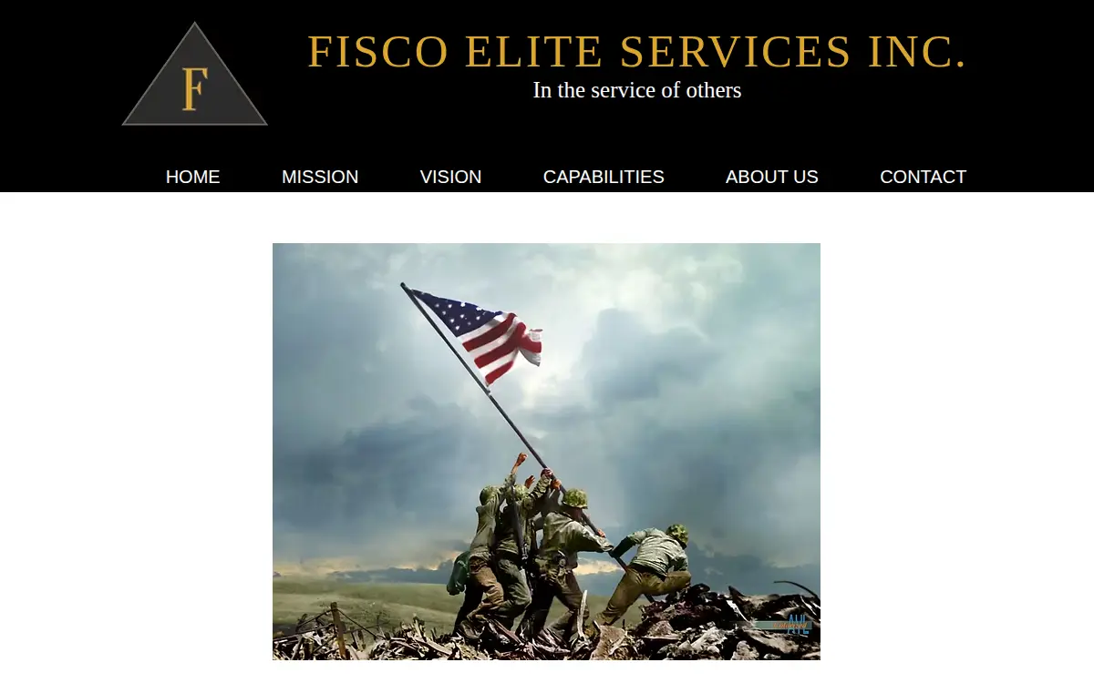 Homepage of Fisco Elite Services INC.