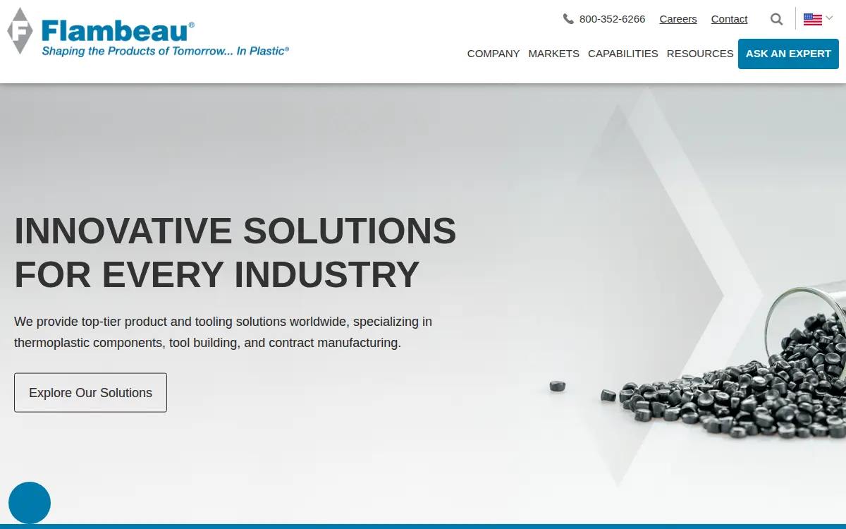 Homepage of Flambeau INC
