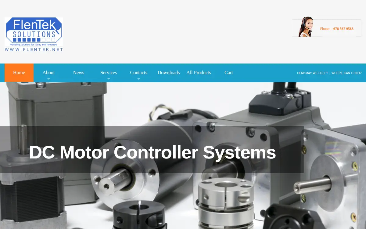 Homepage of Flentek Solutions, INC.
