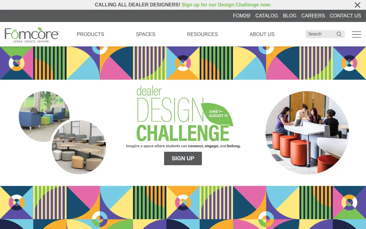 Homepage of Fomcore LLC
