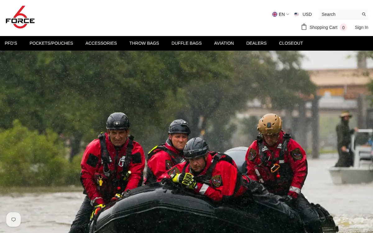 Homepage of Force 6 Worldwide INC