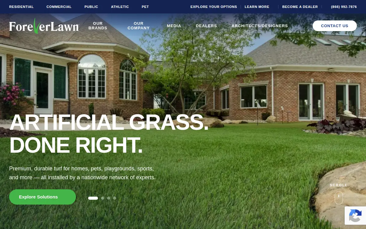 Homepage of Foreverlawn INC