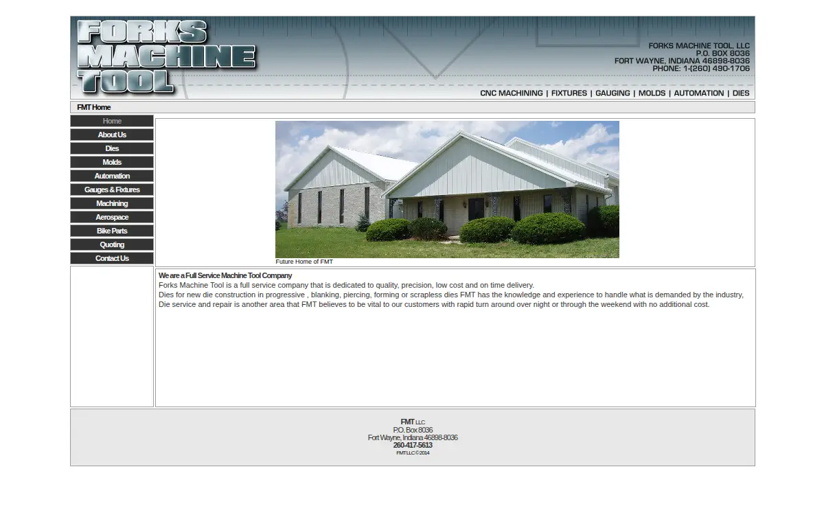 Homepage of Fmt LLC