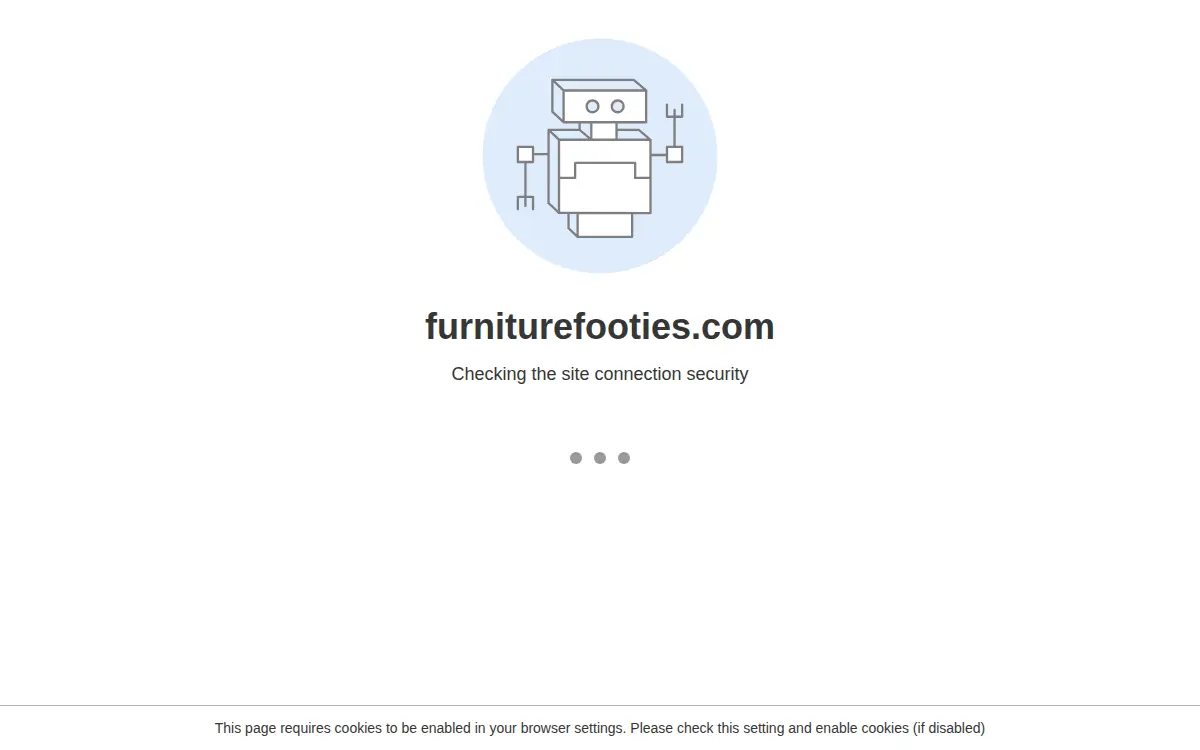 Homepage of Furniture Footies LLC