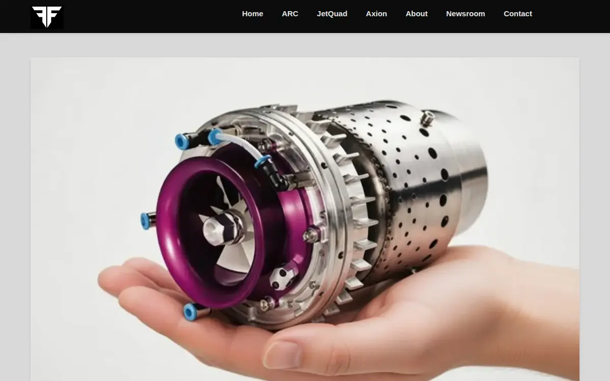 Homepage of Fusionflight INC