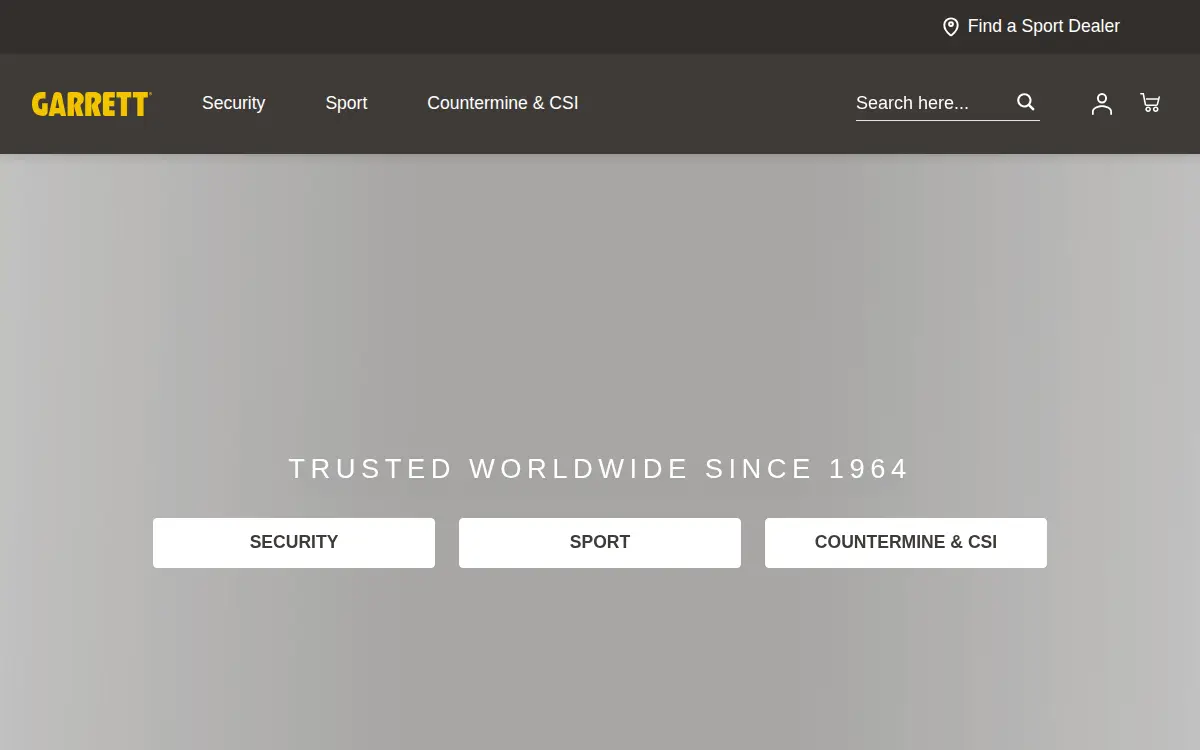 Homepage of Garrett Electronics, INC