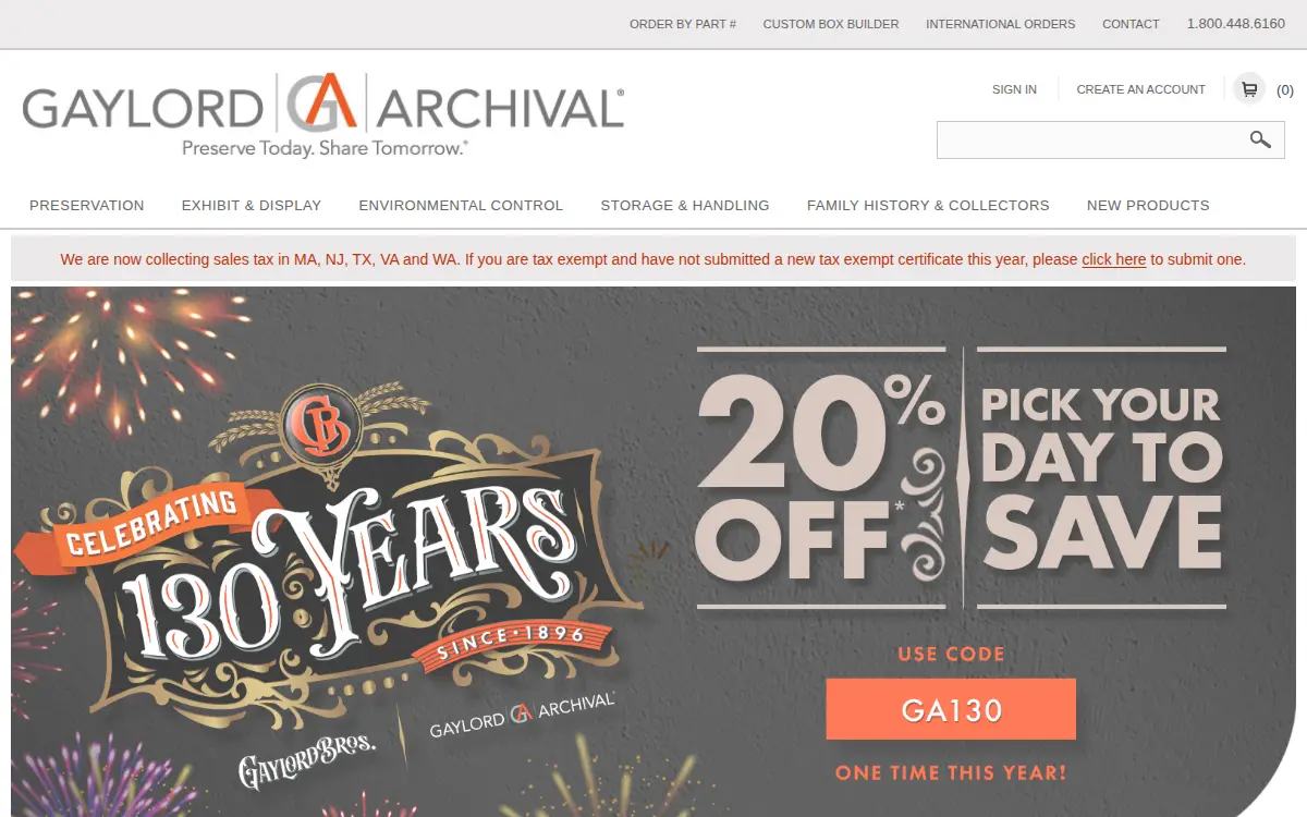 Homepage of Gaylord Bros., INC.