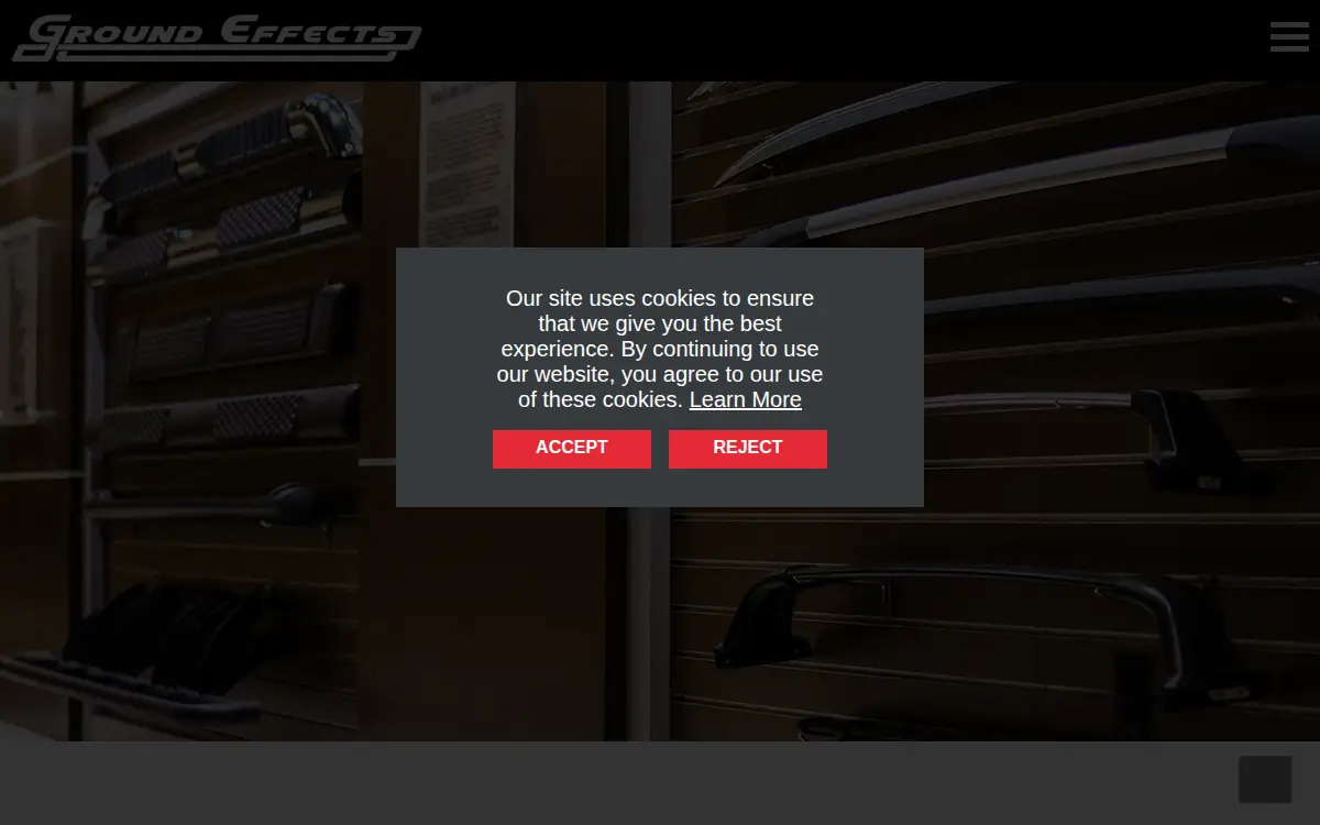 Homepage of Ground Effects LLC