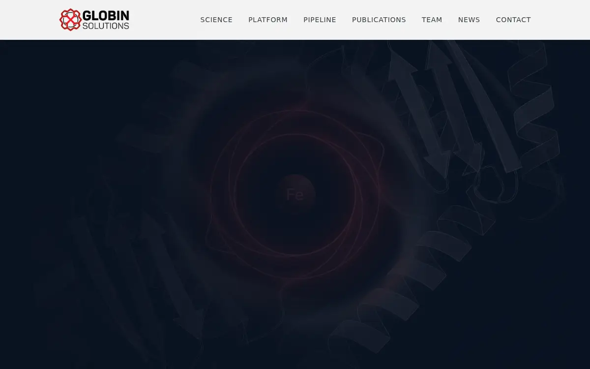 Homepage of Globin Solutions INC