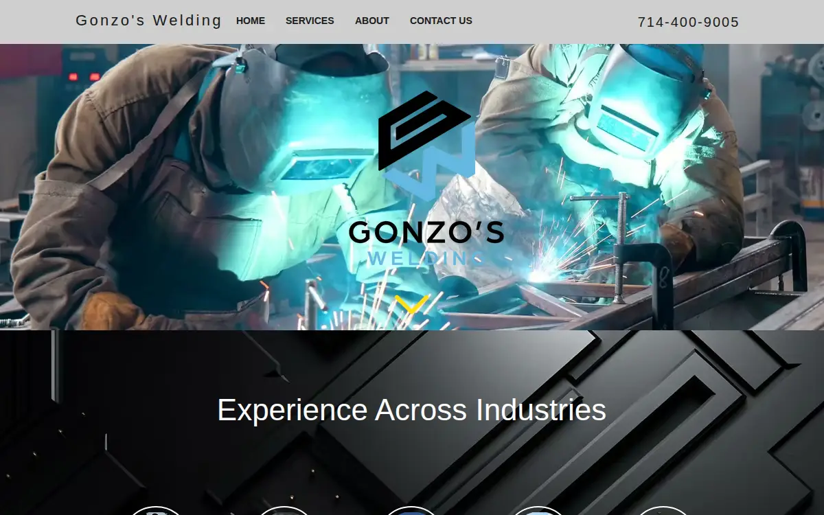 Homepage of Gonzos Welding INC