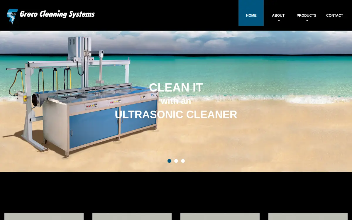 Homepage of Greco Cleaning Systems, INC