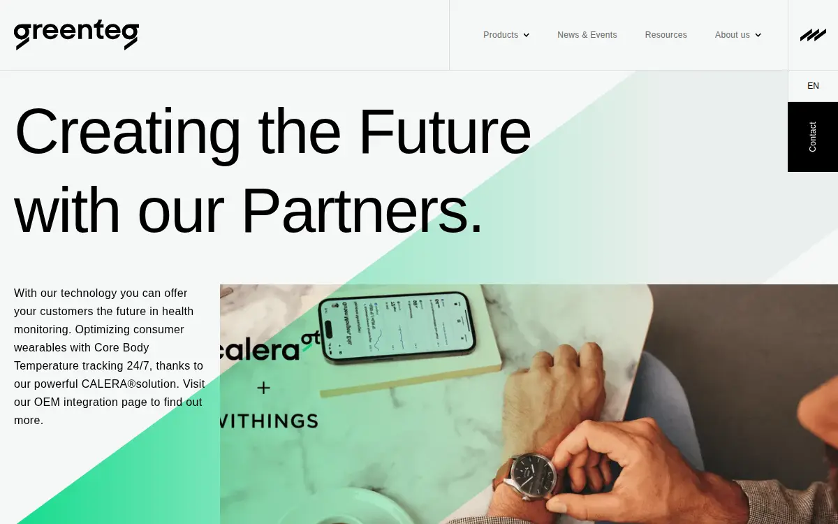 Homepage of Greenteg INC