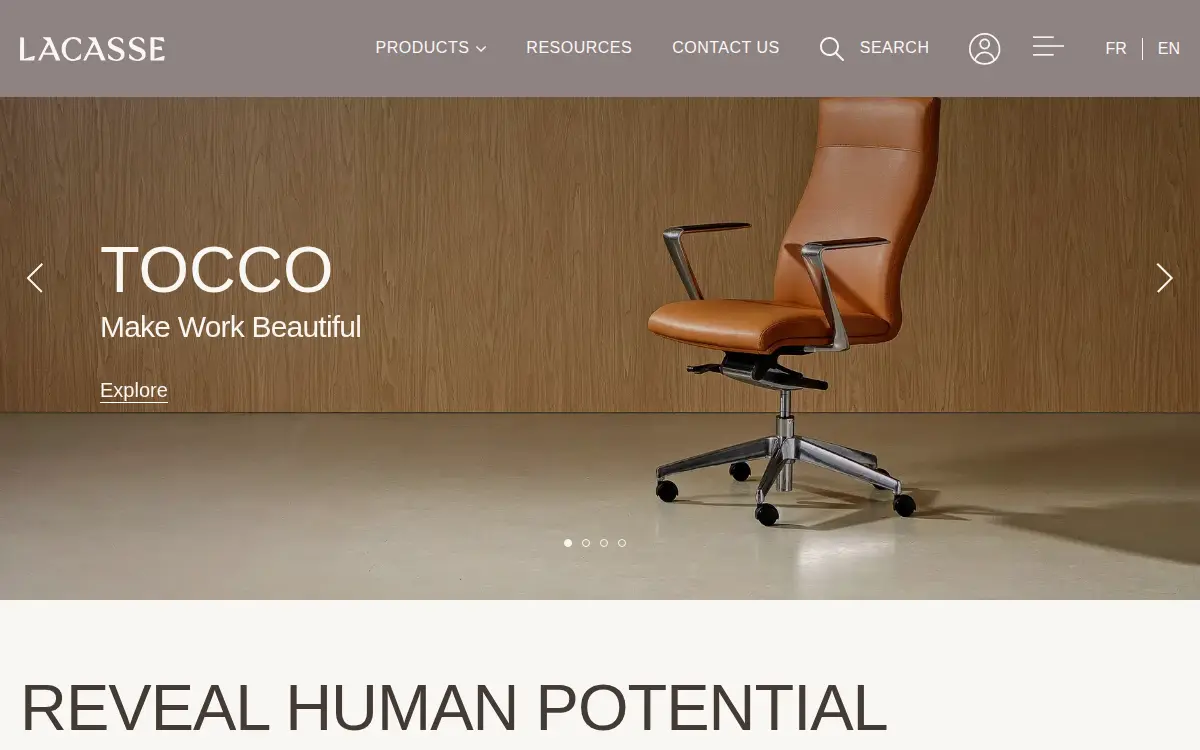 Homepage of Groupe Lacasse LLC