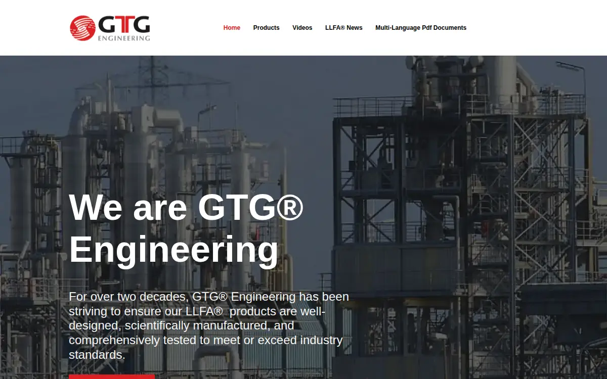 Homepage of Gtg Engineering INC