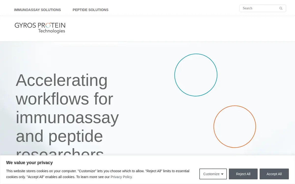 Homepage of Protein Technologies INC