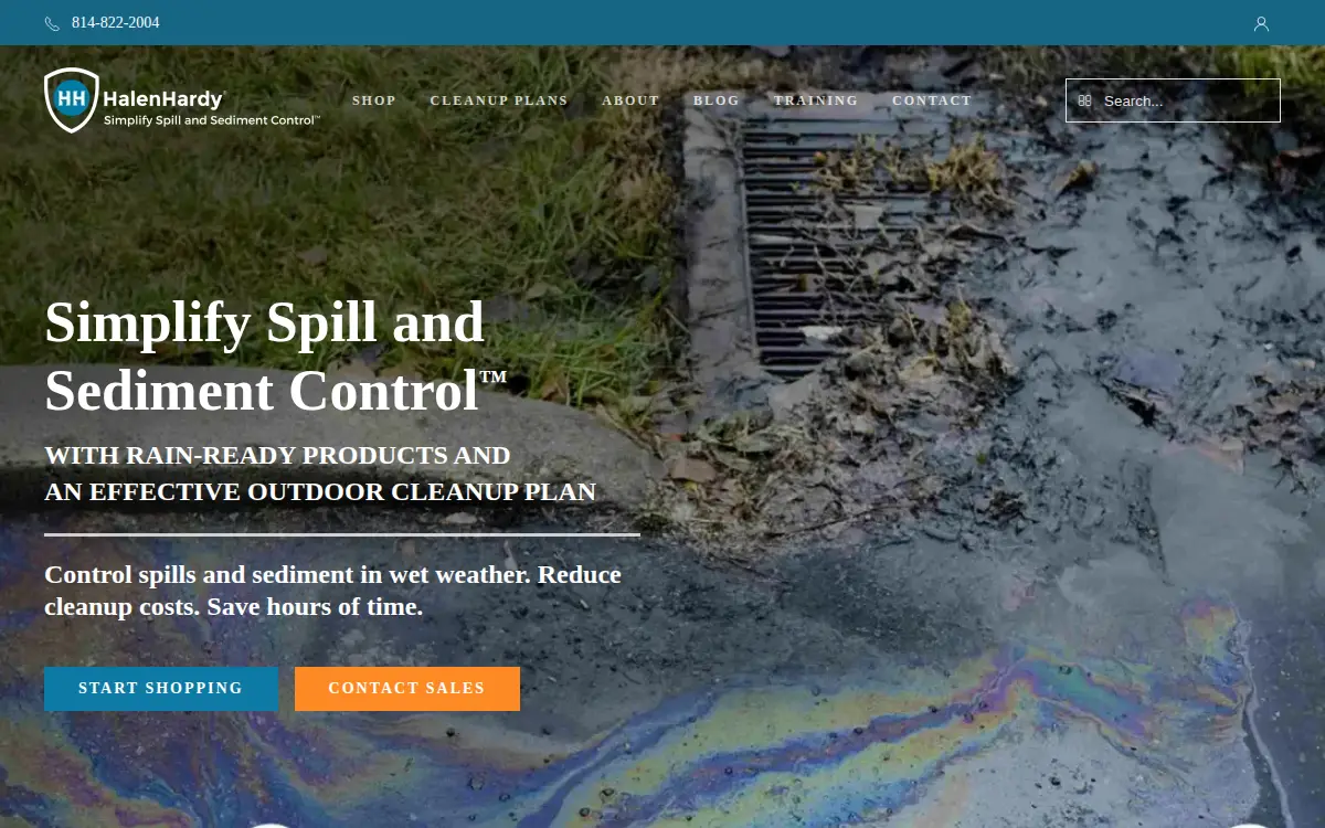 Homepage of Halenhardy LLC