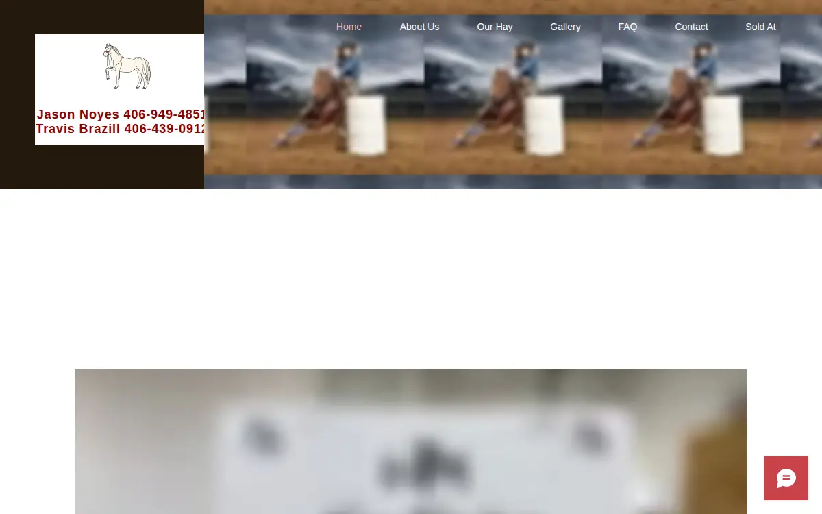 Homepage of Hay Montana, LLC