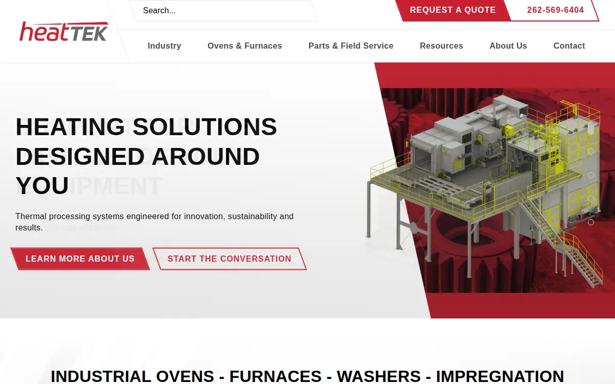 Homepage of Heattek INC