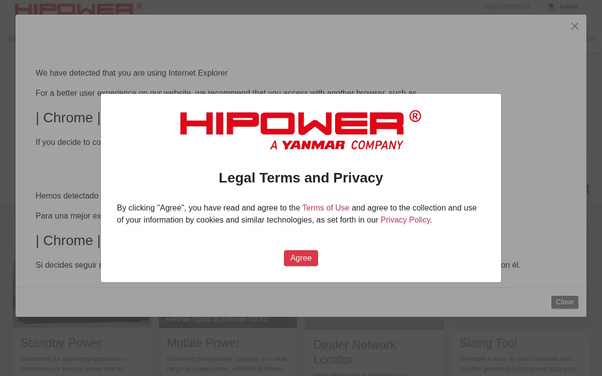 Homepage of Himoinsa Power Systems INC