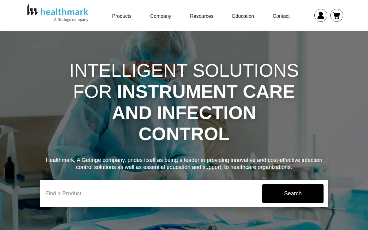 Homepage of Healthmark Industries Co., INC.