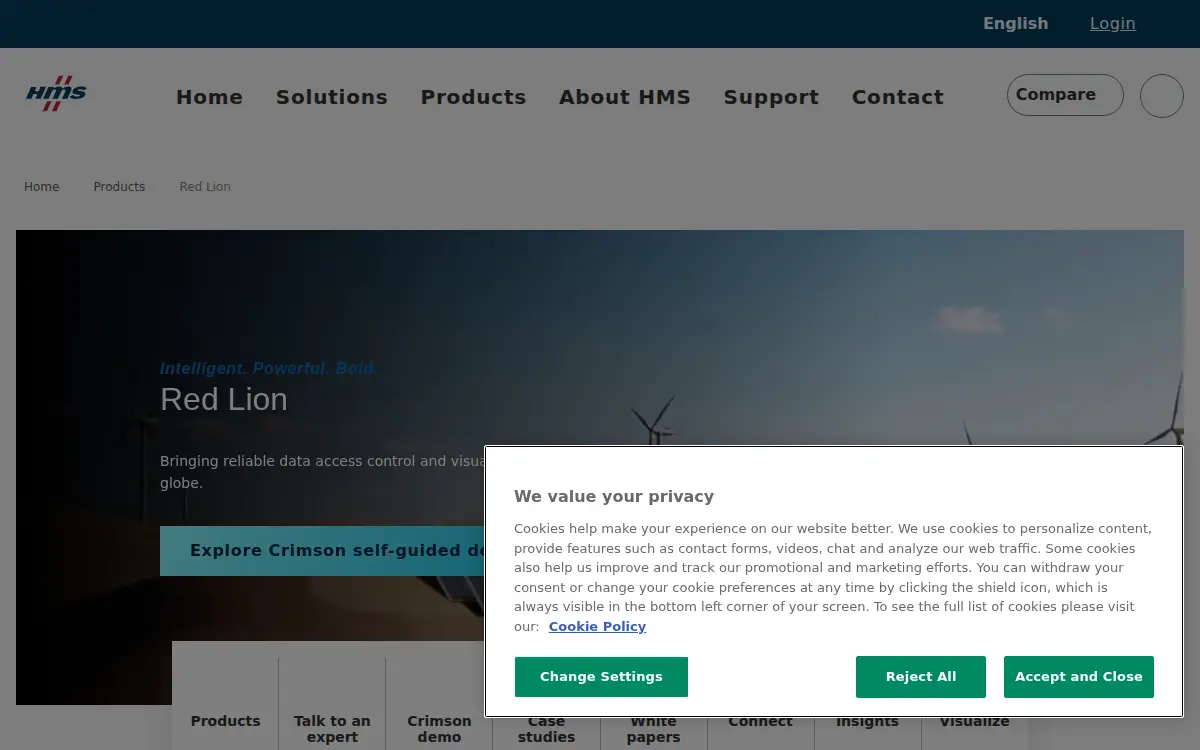 Homepage of Red Lion Controls, INC.