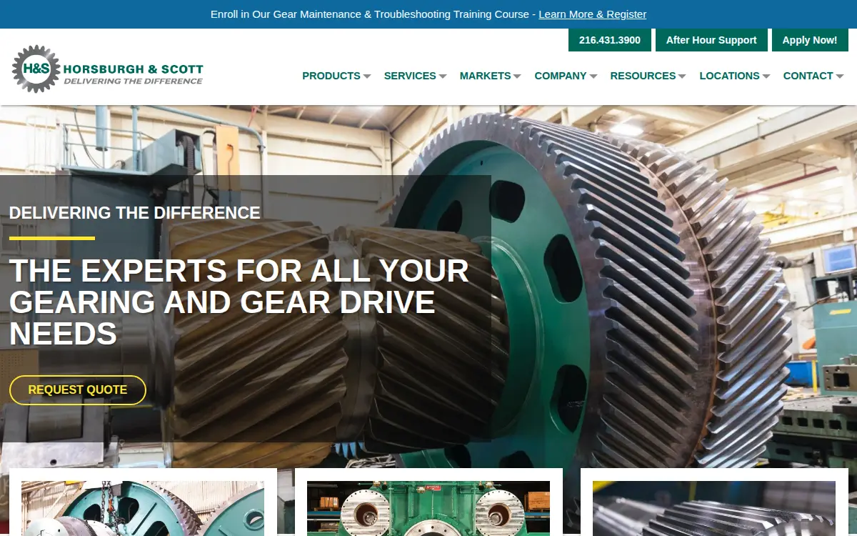 Homepage of The Horsburgh & Scott CO