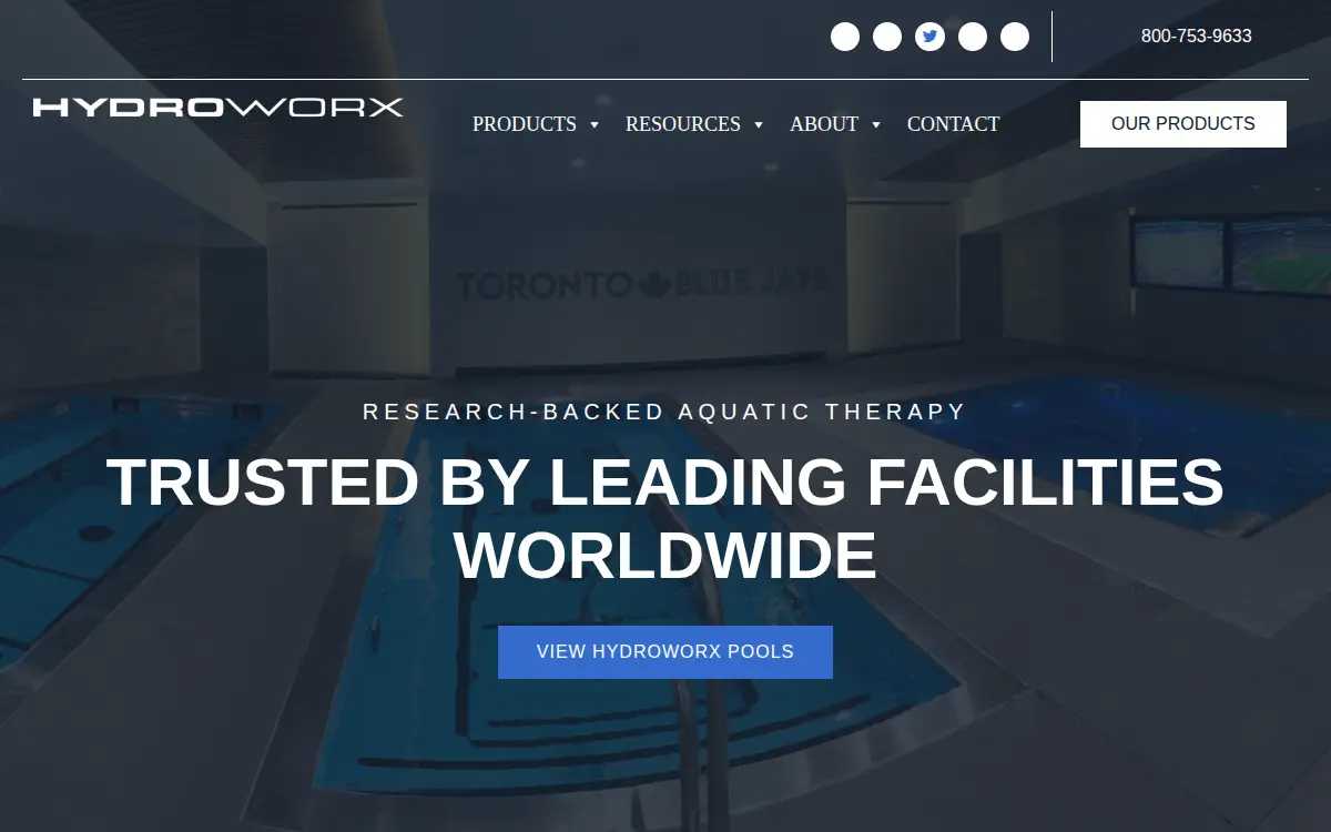 Homepage of Hydroworx International, INC.