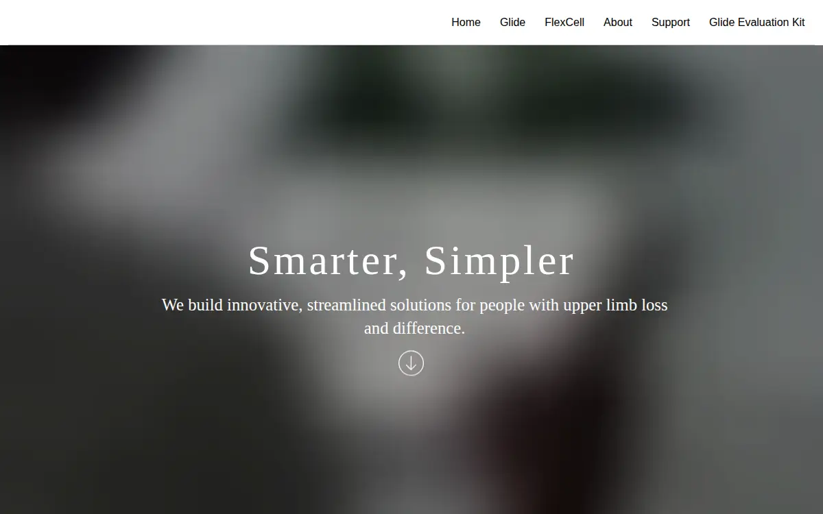Homepage of Infinite Biomedical Technologies, LLC