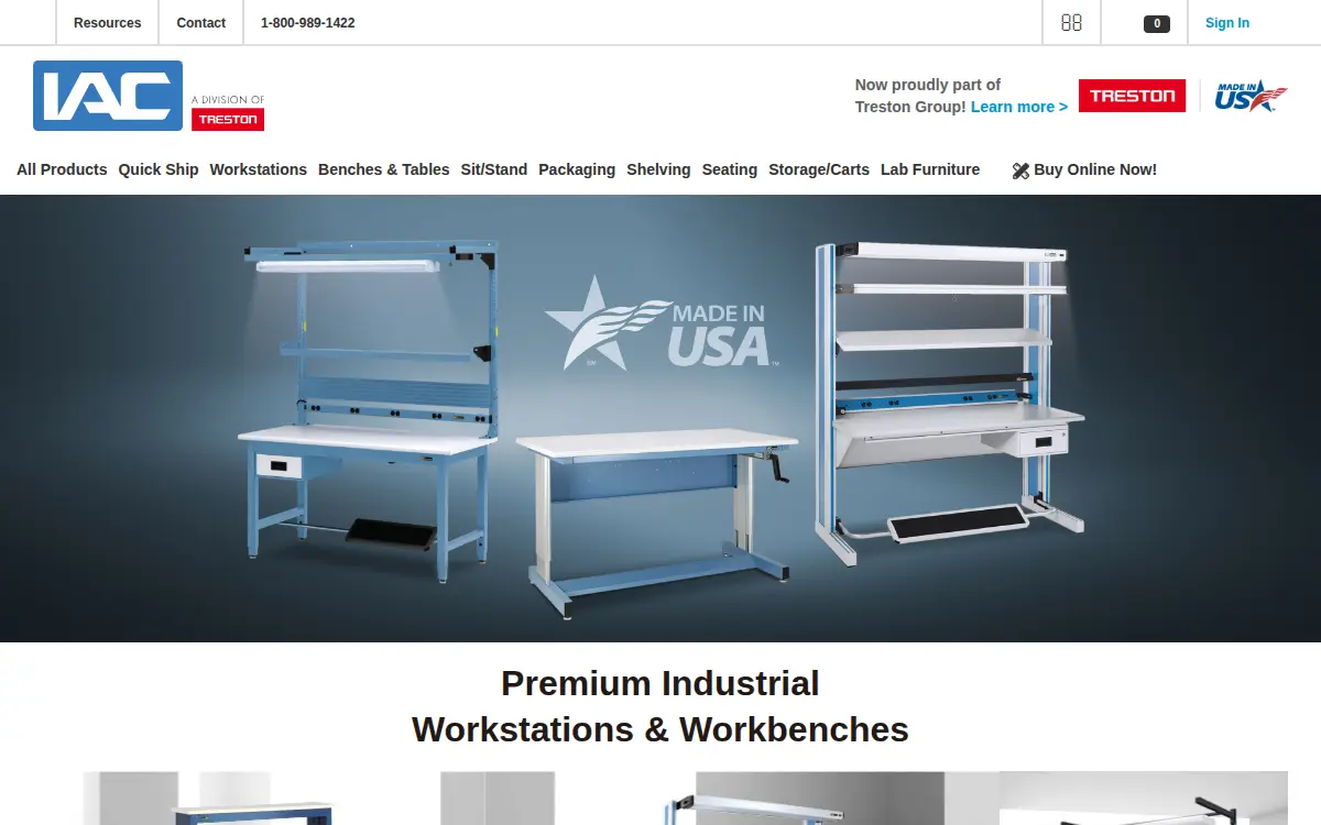 Homepage of Treston Iac LLC