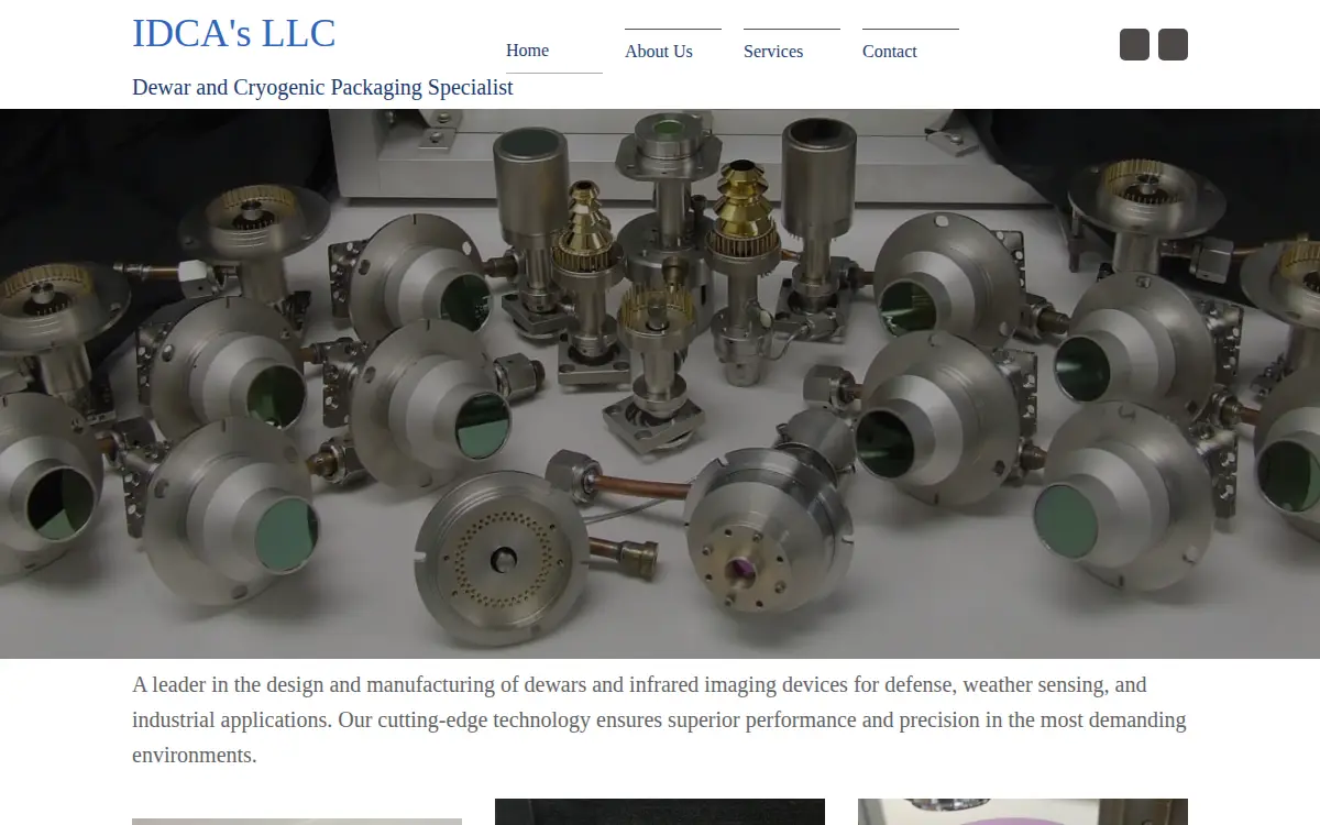 Homepage of Idcas LLC