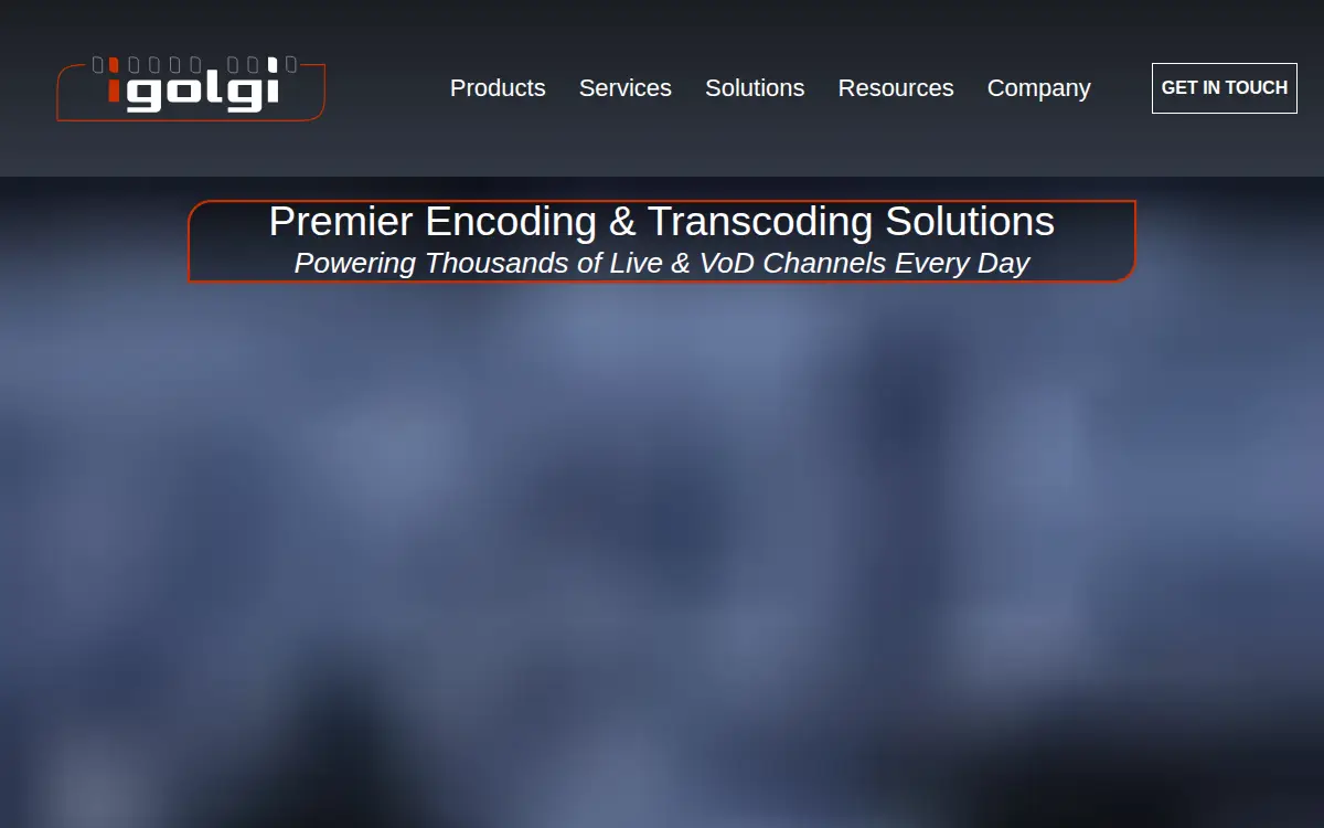 Homepage of Igolgi INC.