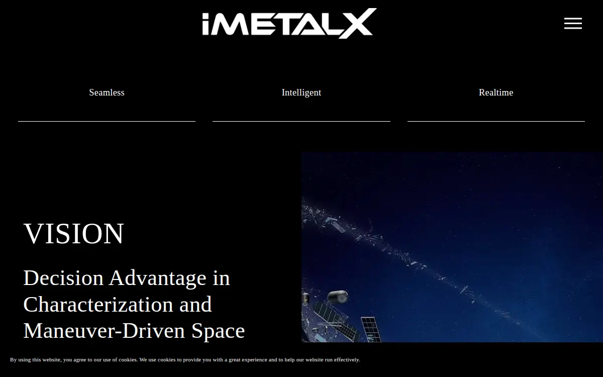 Homepage of Imetalx, INC.