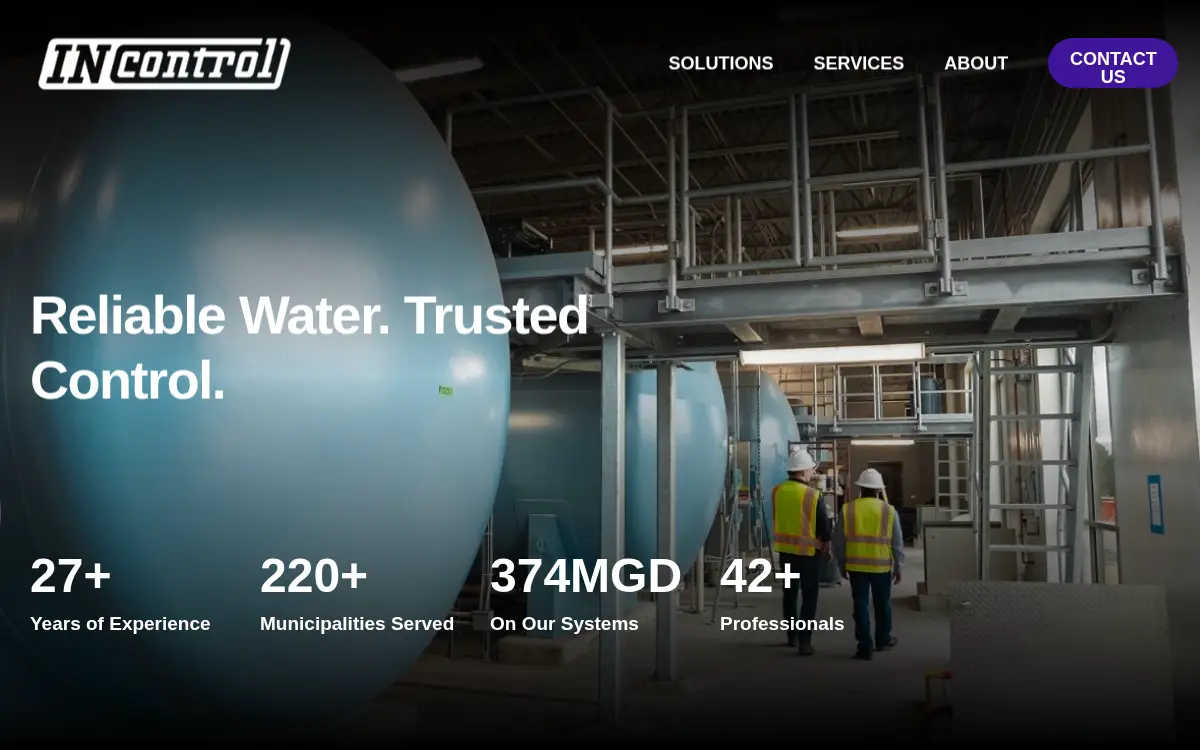 Homepage of In Control INC