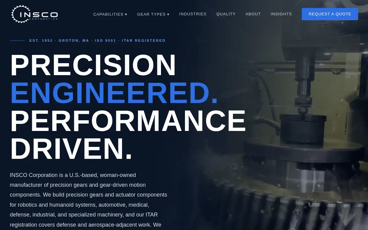 Homepage of Insco CORP