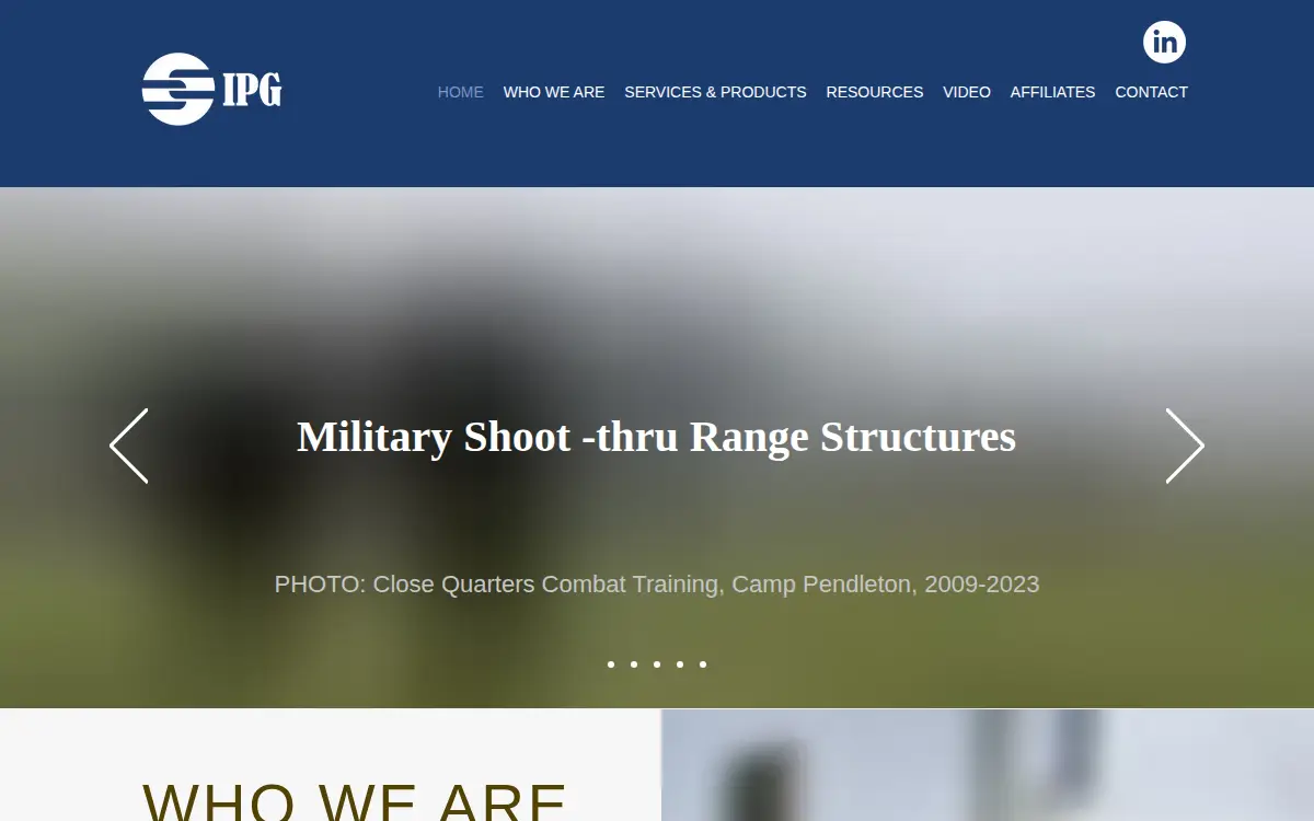 Homepage of International Program Group