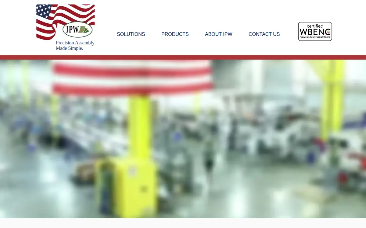 Homepage of Image Projections West, INC