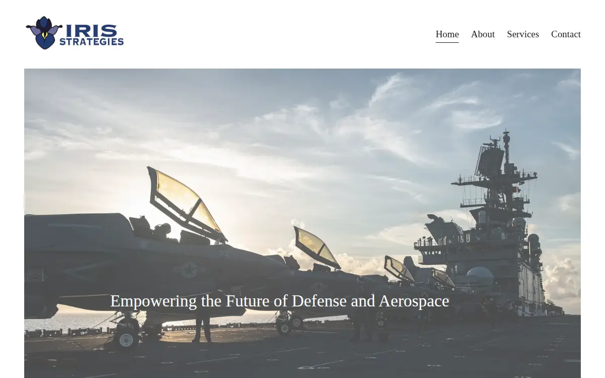Homepage of Iris Strategies LLC