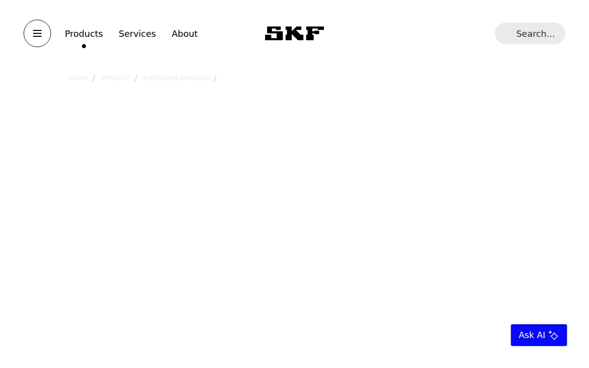 Homepage of Skf USA INC