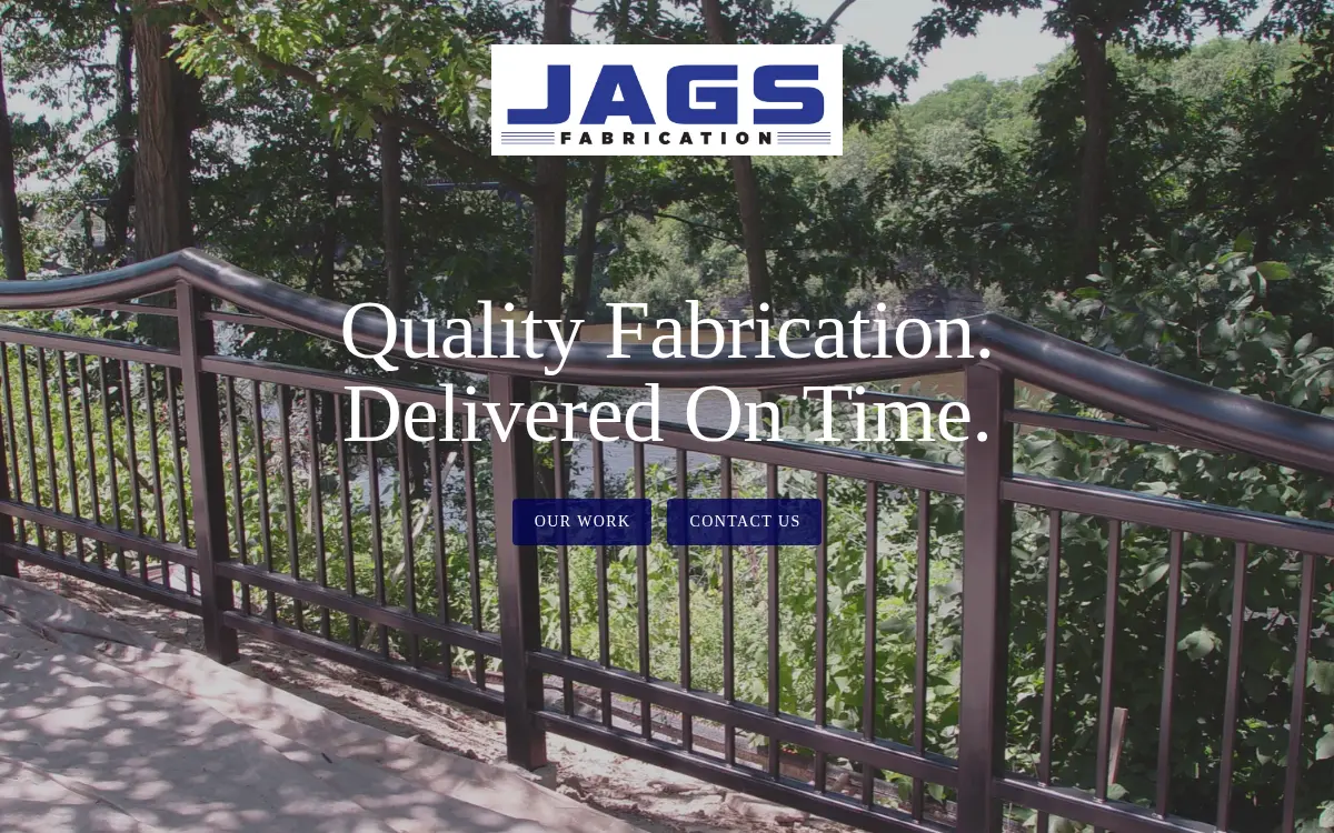 Homepage of Jags Fabrication INC