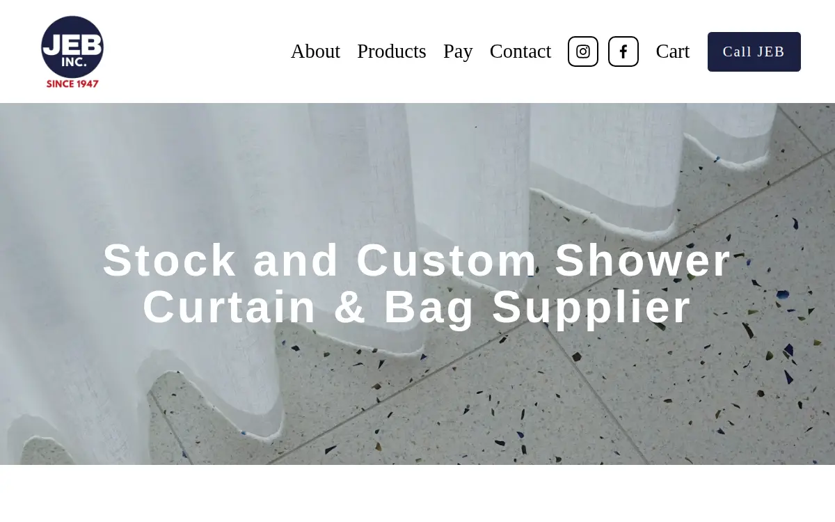 Homepage of Jeb Plastics, INC.