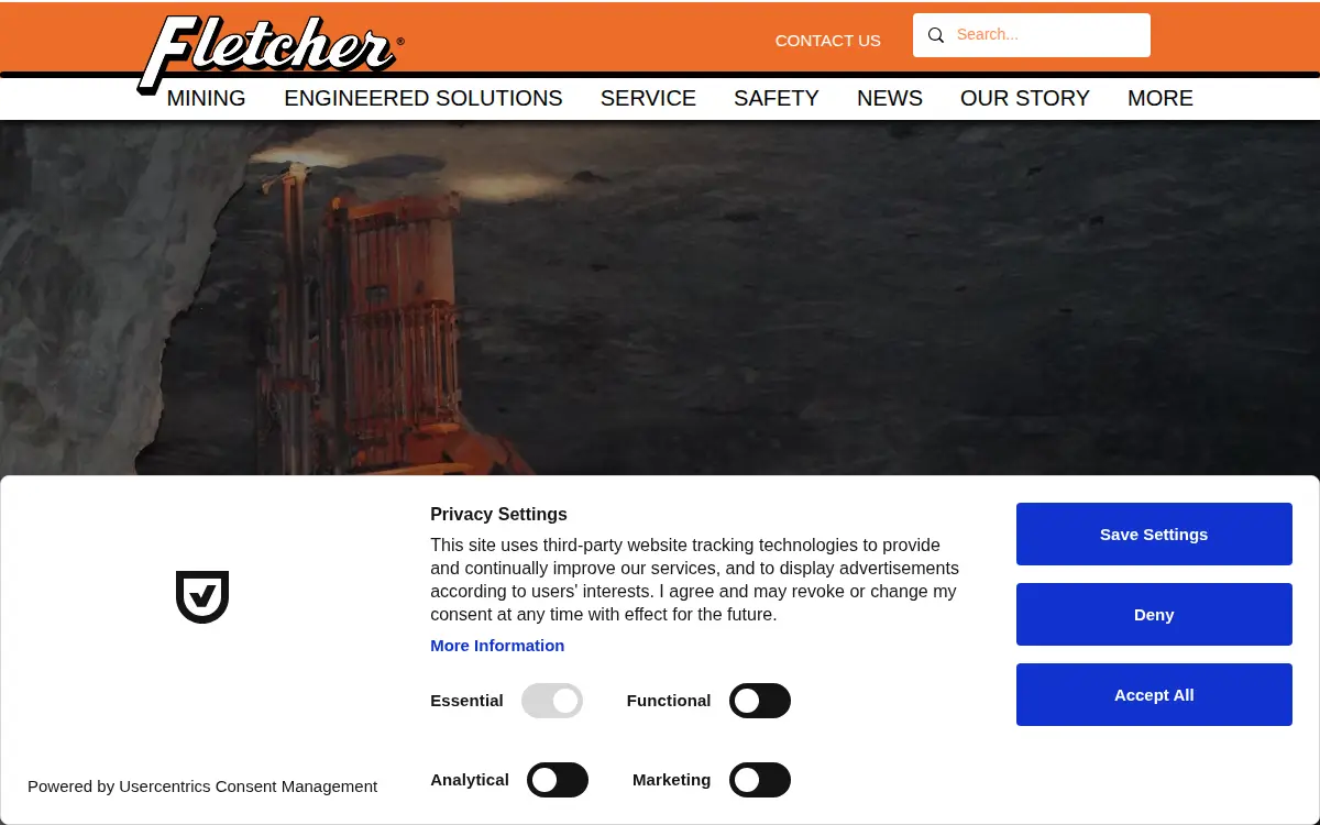 Homepage of J. H. Fletcher & CO.