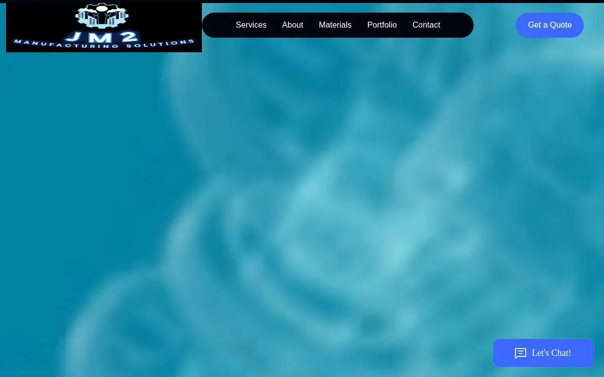 Homepage of Jm2 Manufacturing Solutions LLC