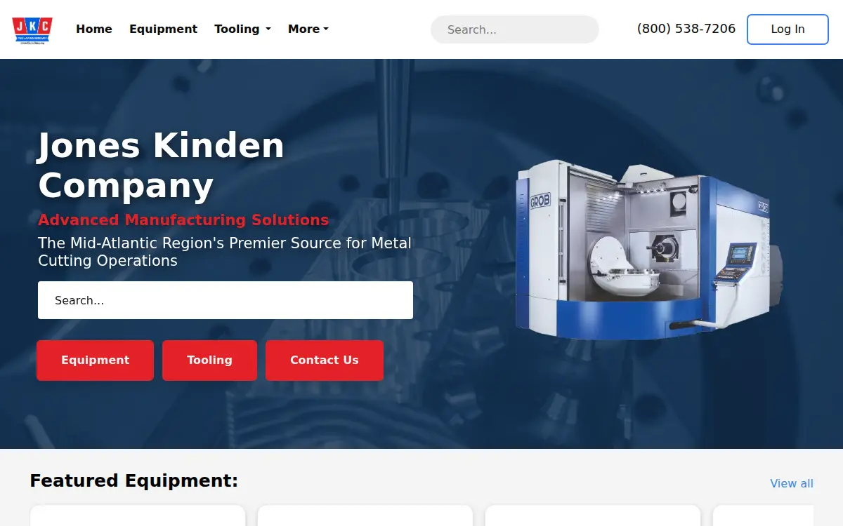 Homepage of W.h. Jones Company, INC.