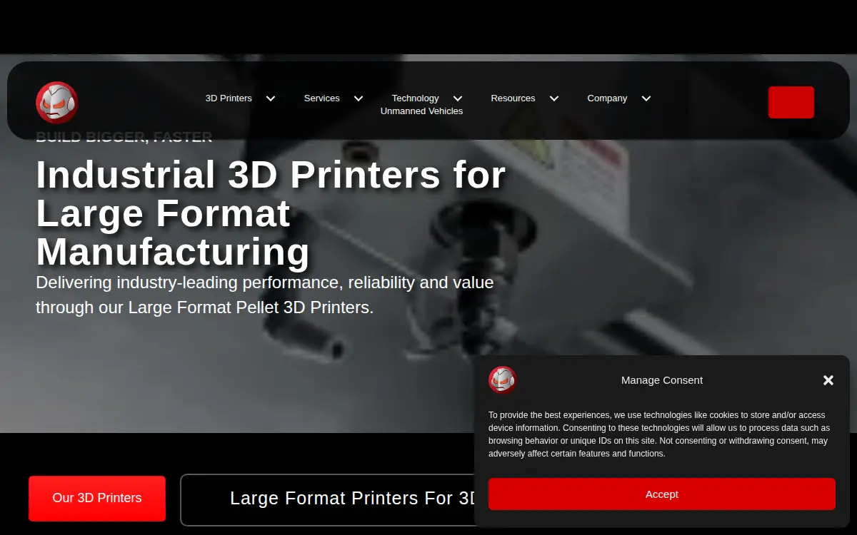 Homepage of Juggerbot 3d LLC