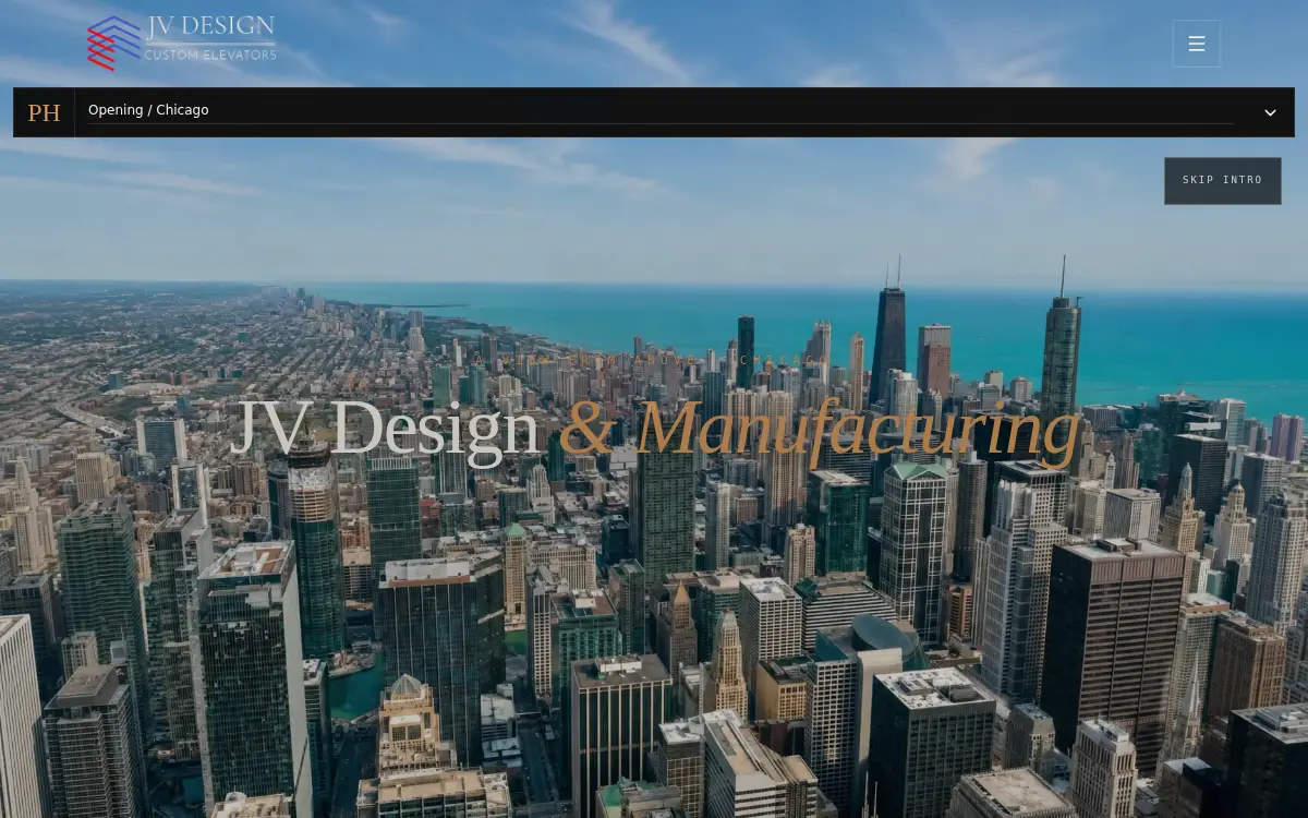 Homepage of Jv Design & Manufacturing LLC