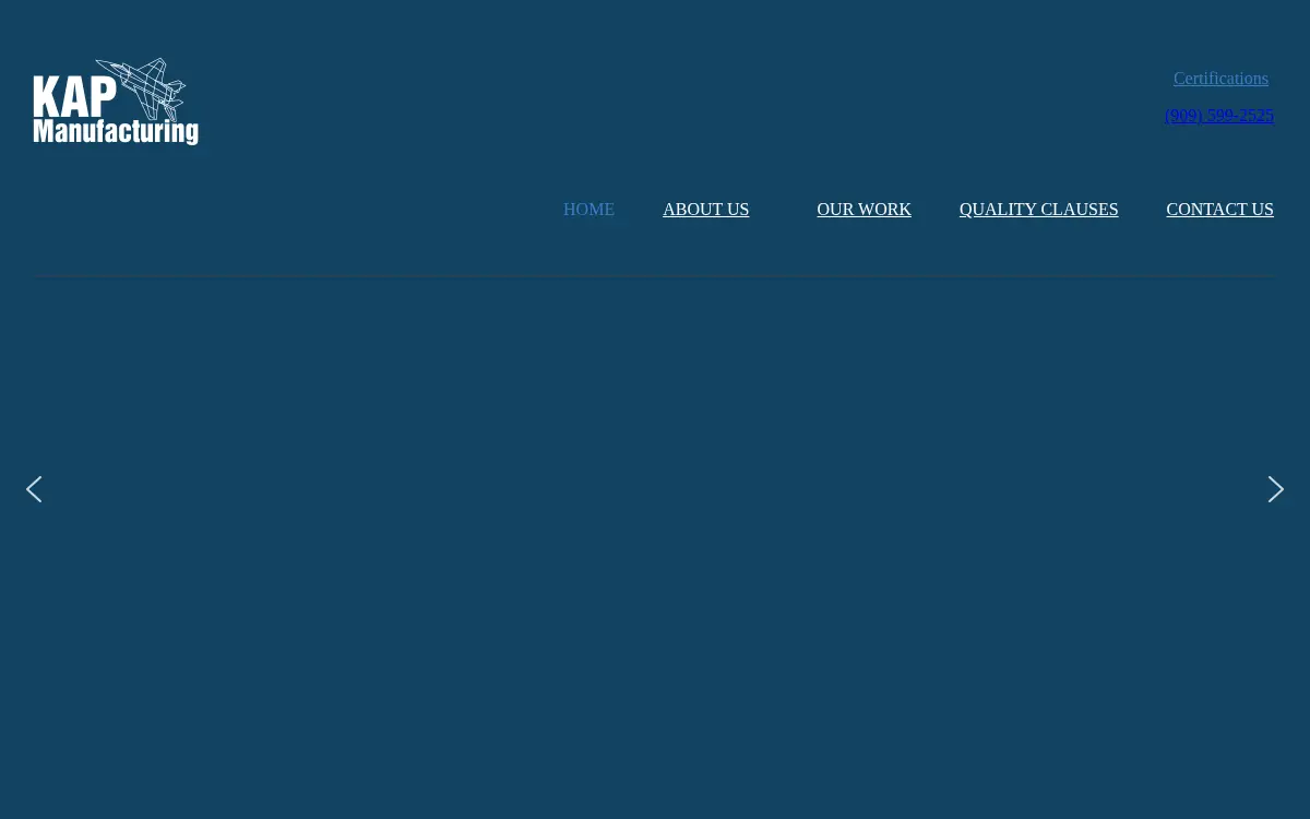 Homepage of Kap Manufacturing, INC.