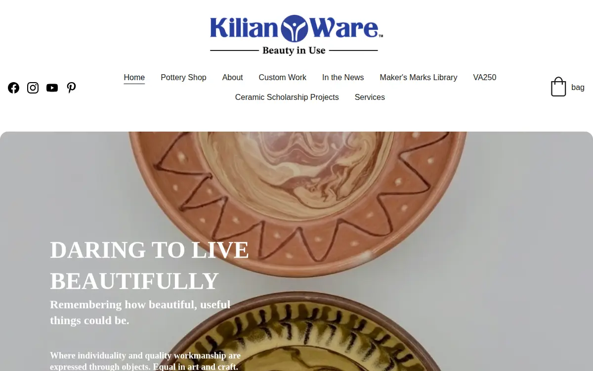 Homepage of Kilian Enterprises LLC