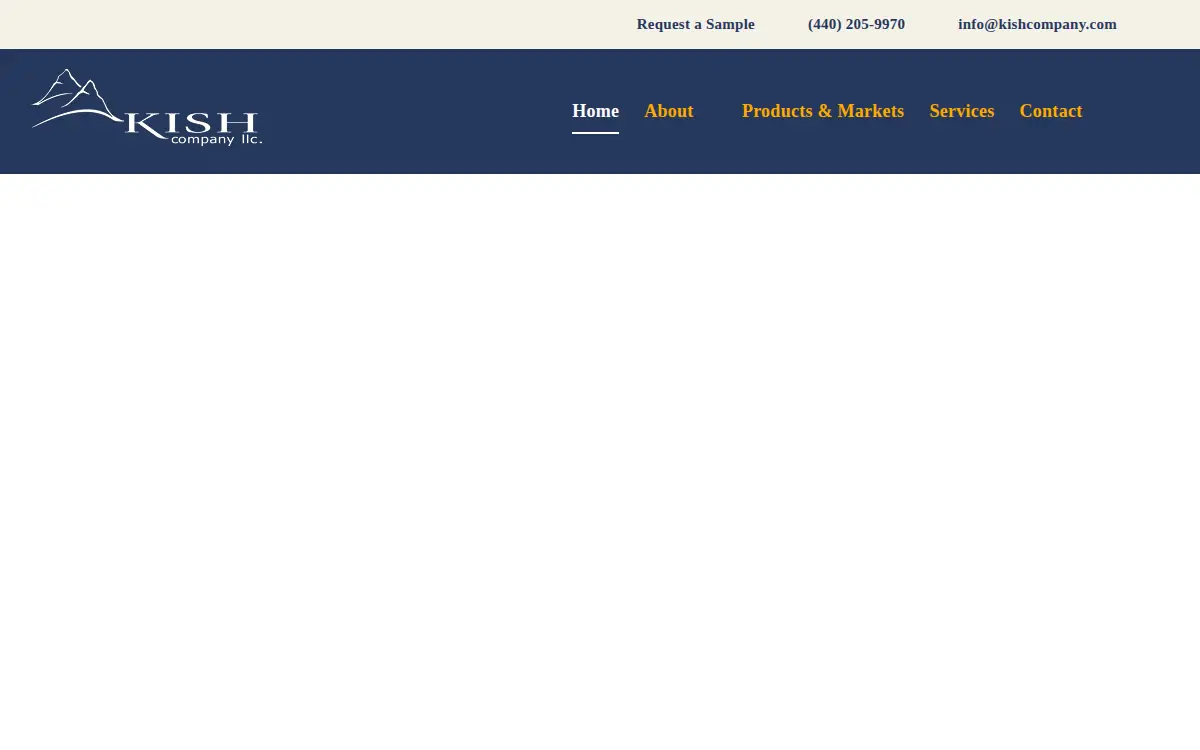 Homepage of The Kish Company INC