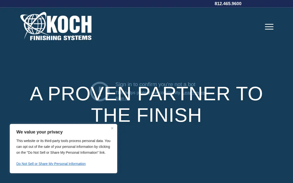 Homepage of George Koch Sons LLC