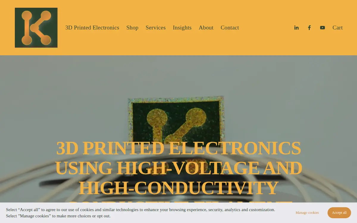 Homepage of Kupros, INC.